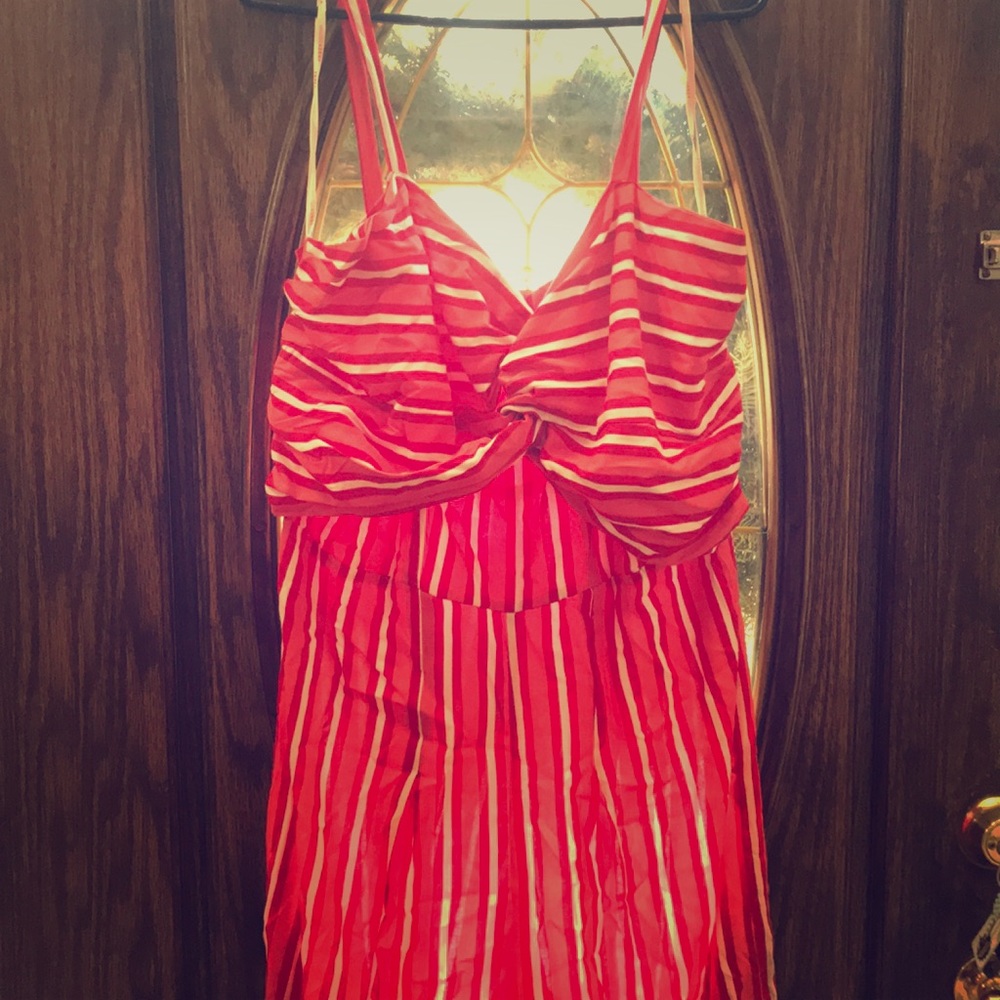 Red & white Jumpsuit